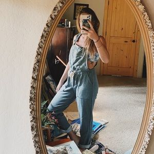 Sweatpant overalls